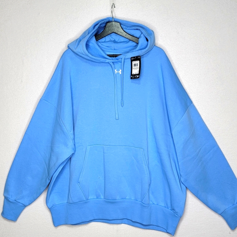 NWT!! Champion Baby Blue Oversized Hooded Sweatshirt for Women Size 1X #566